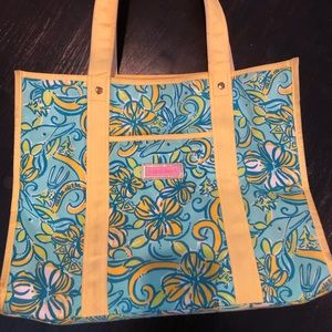Lilly Pulitzer Delta Delta Delta tote bag